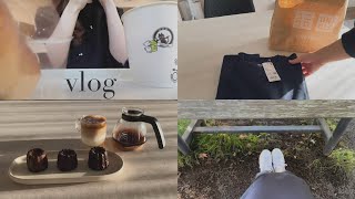 【vlog】秋の休日を楽しむ  UNIQLO購入品  身軽なバッグの中身  サイフォンでコーヒー☕️ [upl. by Alliuqa]