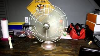 1959 Westinghouse Standard 16 Table Fan Model 16SD4 [upl. by Vel]