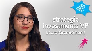 Strategic Investments VP  Laura Grannemann  60 Seconds [upl. by Akenet]