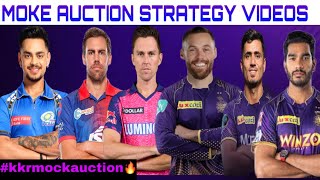 KKRMockAuction ipl 2025 Kkr ￼mock auction strategy video 🔥 ll KKRMockAuction KKR111468 [upl. by Samaj780]