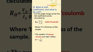 Application of Hall Effect Hall coefficient and Mobility [upl. by Tobit]