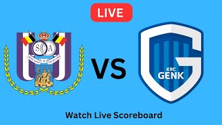 Anderlecht vs Racing Genk Live wedstrijd vandaag Scorebord  Voetbal 2024 [upl. by China]