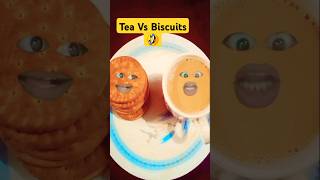 Tea Vs Biscuits 😂shorts [upl. by Atokad143]