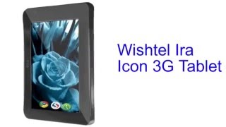 Wishtel Ira Icon 3G Tablet Specification INDIA [upl. by Ednalrym]