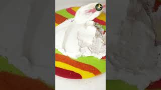 Awesome Rainbow🌈🌈 Swiss Roll Without Oven shorts cake viral trending ytshorts cookflair [upl. by Kort28]