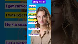 Slang words vocabulary in English [upl. by Yasdnyl]