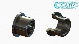 SolidWorks tutorial Bushing [upl. by Mosa]