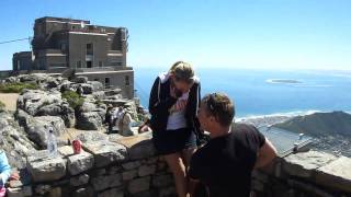 Kurts marriage proposal to Kellie on Table Mountain  1209pm 9th September 2010 [upl. by Almeda]