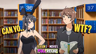 ⭐Popular Actress is invisible to Everyone Except One boy💥 Bunny Girl All Seasons Full Recap [upl. by Emmalee8]