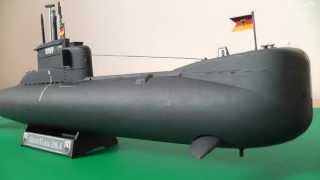 A Building Review the 1144 Scale Revell UBoot Type 206a Submarine [upl. by Sherburn]