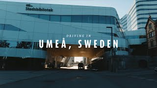 Umeå 4K Drive  Capital of Northern Sweden  Wheels Cruising 2021 [upl. by Paryavi]