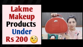 Lakme Makeup Under Rs200 Lakme makeup Kit Lakme Makeup Products Lakme Makeup Box [upl. by Sirtimed]