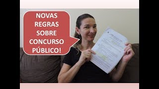 NOVAS REGRAS PARA CONCURSOS PÚBLICOS DECRETO 973919 [upl. by Ardiedak]