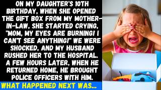 My 10yearold daughter was admitted to the hospital when she opened her grandmas birthday gift [upl. by Iror]