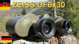 Carl Zeiss Dienstglas 6x30  Bundeswehr Fernglas  German Army Binoculars [upl. by Korrie]