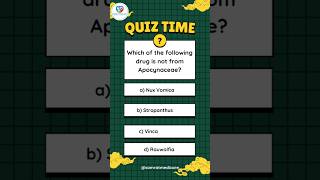 Quiz time to all pharma aspirants for qualifying GPAT NIPER and other pharmacist exams shorts [upl. by Kira]