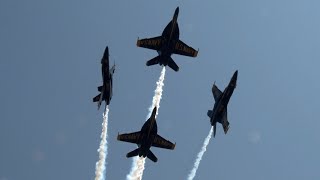 2023 Great Pocono Raceway Airshow  US Navy Blue Angels [upl. by Atilef]