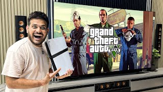 PS5 PRO Setup On 85 Inch TV With GTA 5 😍 [upl. by Delanie61]