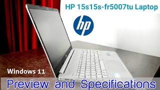 HP 15sfr5007tu Laptop Review and Specification  HP i5 12th generation laptop  Windows 11 Laptop [upl. by Nylyaj]