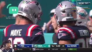 FlightReacts New England Patriots vs Miami Dolphins Game Highlights  NFL 2024 Season Week 12 [upl. by Evanthe]