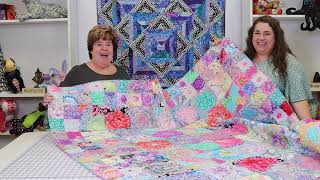 Kaffe Fassett Seed Packets Pastel Quilt Kit [upl. by Eidorb]