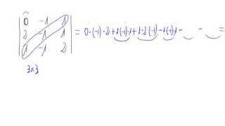 Determinante 3x3 Regla de Sarrus [upl. by Carilyn]