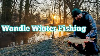 A Wandle Winter Fish  River Wandle  Urban Fishing [upl. by Vanthe779]