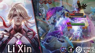 Honor of Kings（Li Xin）A melhor skin de Li Xin ｜Li Xins best skin [upl. by Eenobe290]