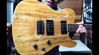 UNBOXING  Fender spalted maple telecaster MIK Korean Beauty [upl. by Willow]