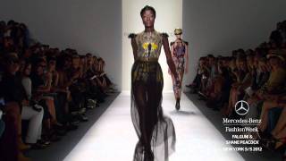 FALGUNI amp SHANE PEACOCK  MERCEDESBENZ FASHION WEEK SPRING 2012 COLLECTIONS [upl. by Neral821]