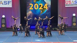 CheerForce San Diego Resistance  Prelims The 2024 Cheerleading Worlds WITH SOUND [upl. by Mcclenaghan]