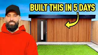 BUILDING A GARDEN ROOM IN 5 DAYS DURING STORM DARRAGH [upl. by Schoof68]