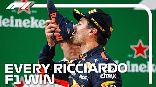 Every Daniel Ricciardo Win In F1 [upl. by Corbin]