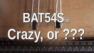 BAT54 SMD Diodes in Breadboarded Octave Pedal Experiment Demo at 612 [upl. by Richia]