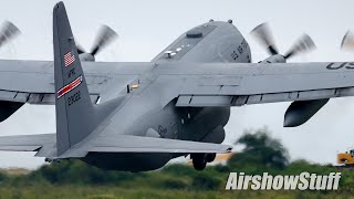 C130 Hercules Demonstration  Cleveland National Air Show 2022 [upl. by Lairbag359]