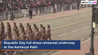 Republic Day 2024 Full Dress Rehearsals Underway At Kartavya Path  Republic Day Parade [upl. by Adigirb]