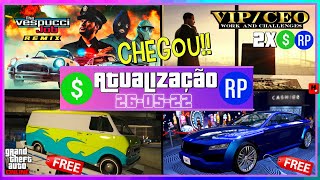 GTA V Online Atualização 26052022 [upl. by Enahpets]