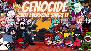 Genocide but Every Turn a Different Character Sings FNF Genocide but Everyone Sings it [upl. by Jann]