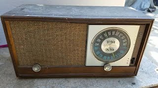 Zenith X323 X316 Table Radio Repair and Fidelity Mod [upl. by Madid]