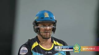 CPL 2016 Highlights  Barbados Tridents v St Lucia Zouks [upl. by Earley101]