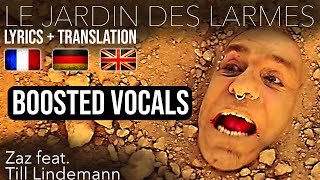 Till Lindemann singing in French and German  BOOSTED VOCALS  withZazOfficial [upl. by Asenaj]