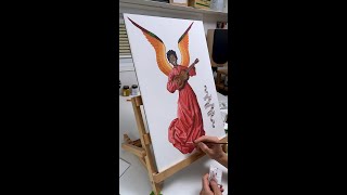 Making a Fabriano Artistico Painting Board [upl. by Fasano]