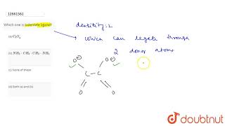 Which one is bidentate ligand [upl. by Nlycaj]