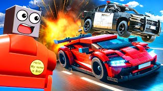 EPIC LEGO Police Chases amp MASSIVE Car Crashes in the Best of Brick Rigs [upl. by Ettenotna]