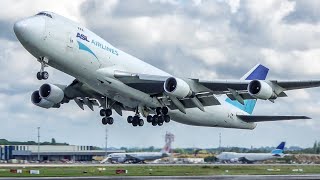 4K Heavy planes amp Special visitors A Great Plane spotting day at Liège airport [upl. by Bitthia]