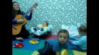 MUSICALIZAÃ‡ÃƒO NO BERÃ‡ÃRIO da CRECHE HARMONIA com MÃ”NICA COROPOS [upl. by Aimek15]