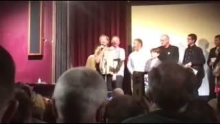 Brenda Longman sings the original Sooty theme at Sooty UnGloved Premiere [upl. by Leuqcar]