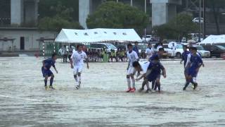 文徳ｖｓ第一 2013サッカー選手権熊本県大会 [upl. by Assylla]