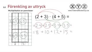 Z 22 Förenkling av uttryck [upl. by Sutherland]