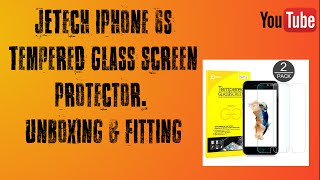 JETech iPhone 6s Tempered Glass Screen Protector  Unboxing amp Fitting [upl. by Dougald]